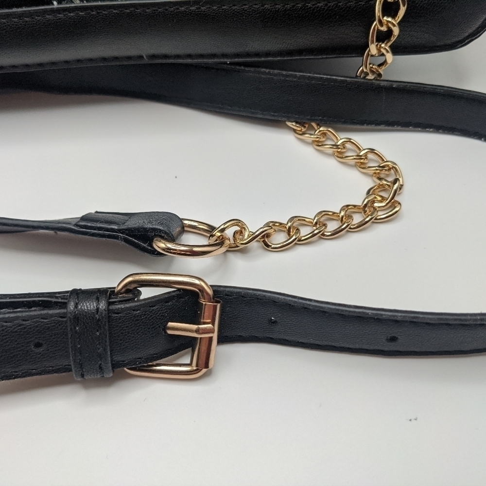 Badgley Mischka Quilted Handbag Crossbody Vegan Leather - Picture 11 of 14